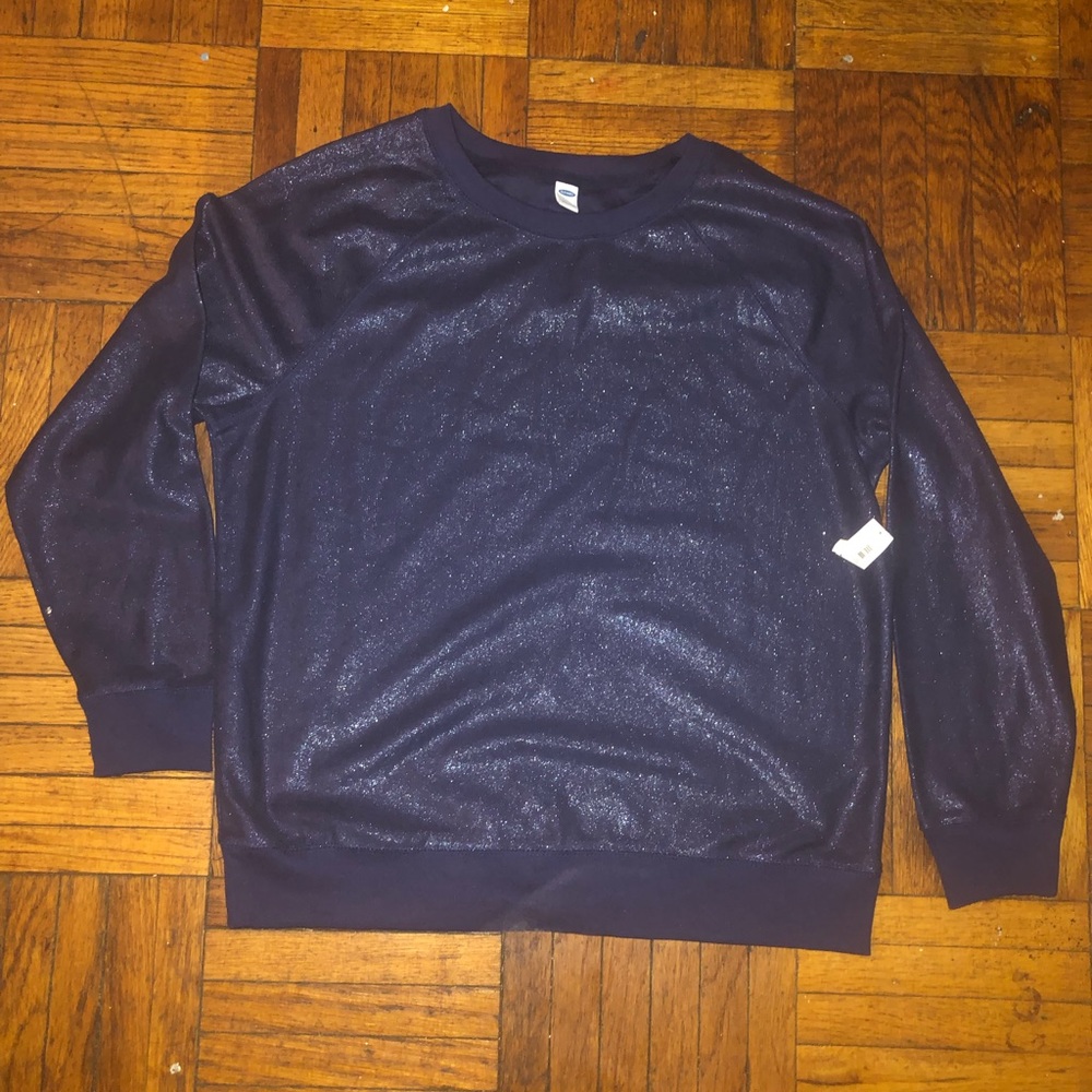 Old Navy Metallic Sweatshirt - Size Large
